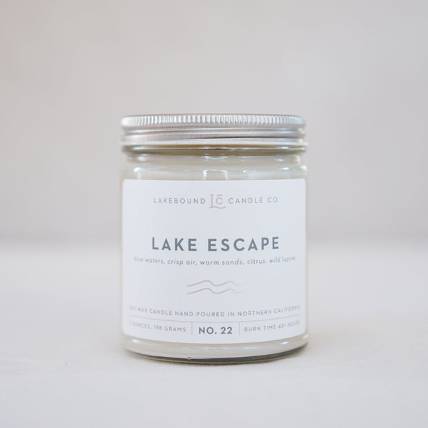 Lake Escape Soy Candle