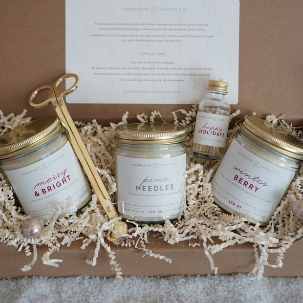 Holiday Candle Trio Gift Set