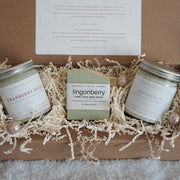Winter Candle & Soap Gift Set
