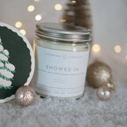 Winter Candle, Coaster & Match Gift Set of