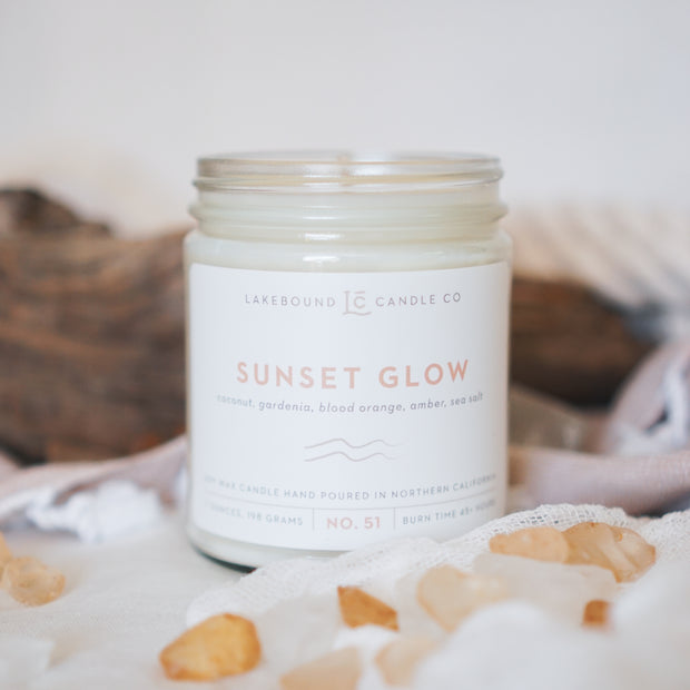 Sunset Glow Soy Candle