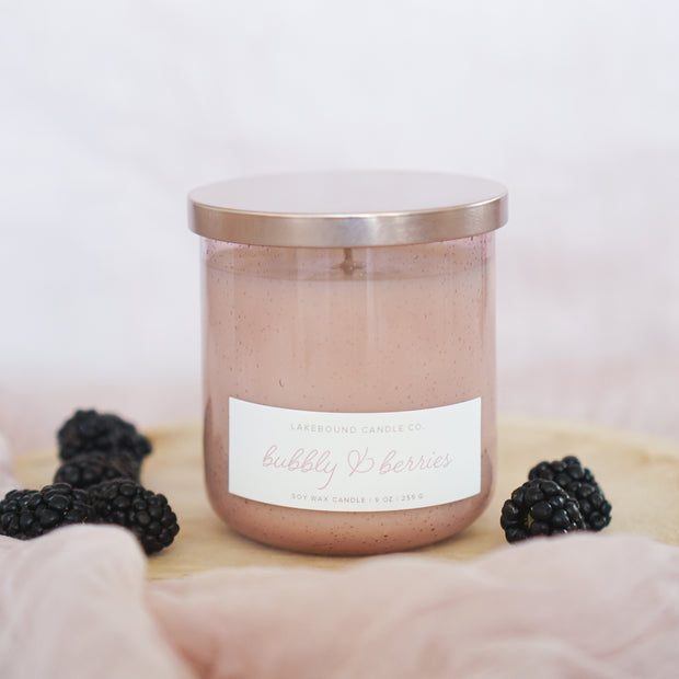 Bubbly & Berries Soy Candle