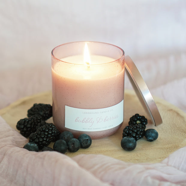 Bubbly & Berries Soy Candle